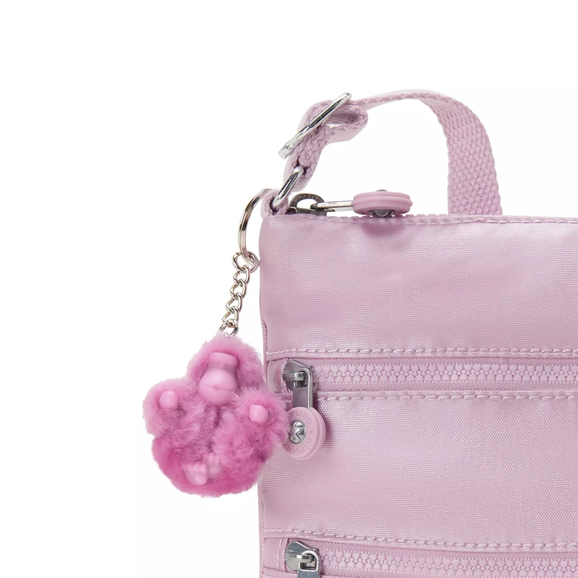 Kipling Keiko Metallic Crossbody Mini Bag - Metallic Lilac