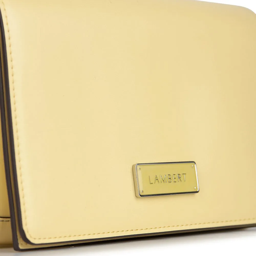 Le Rebecca  - Sac bandoulière en cuir vegan honey