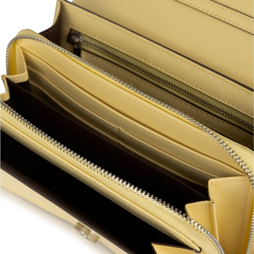 Le Rebecca  - Sac bandoulière en cuir vegan honey