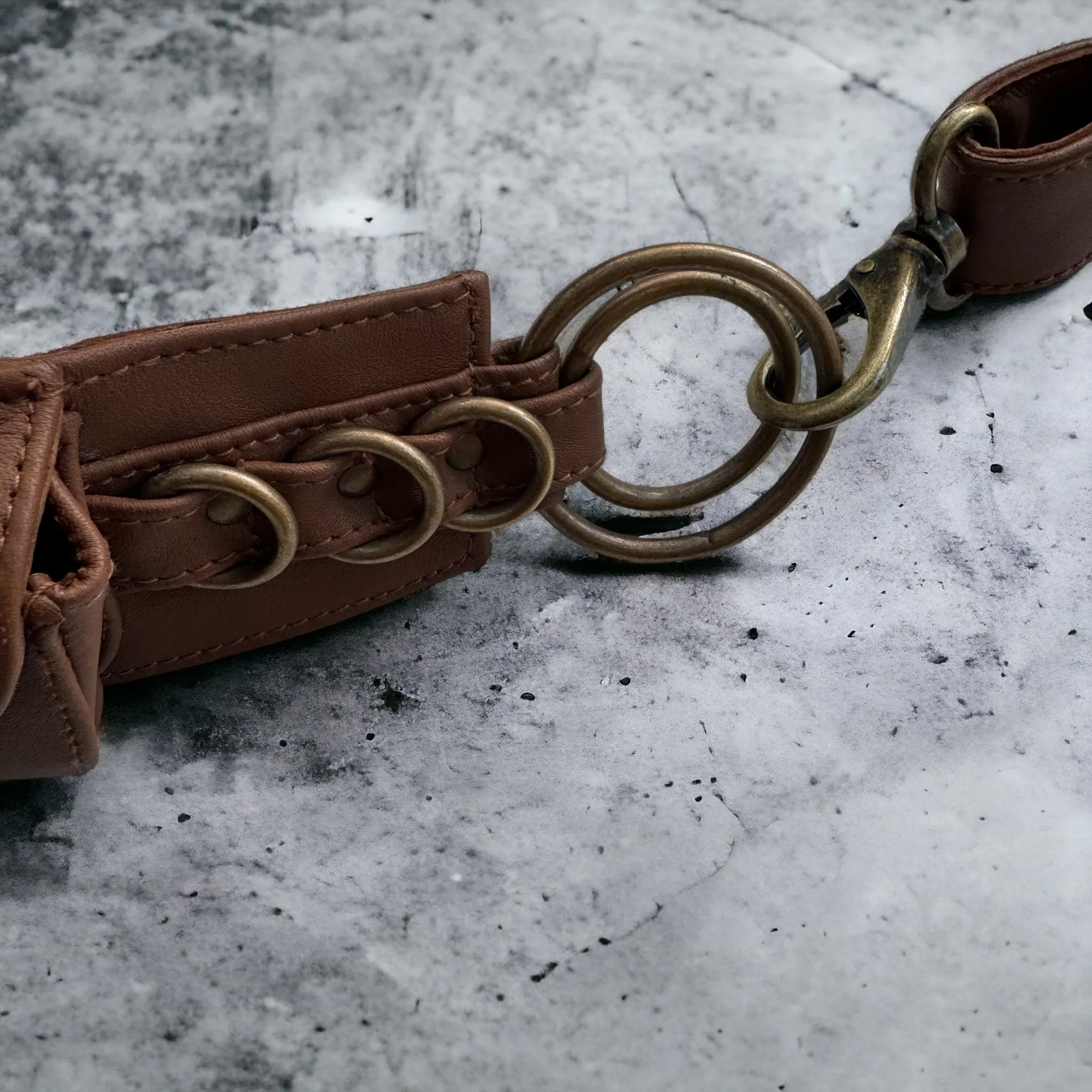 Leather Hip Bag | Tan