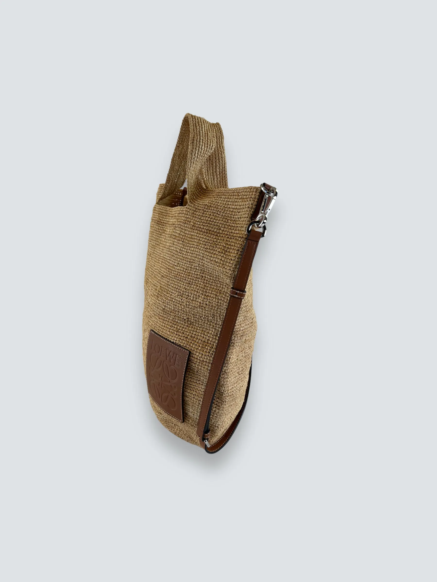 Loewe Raffia Slit Large Tote