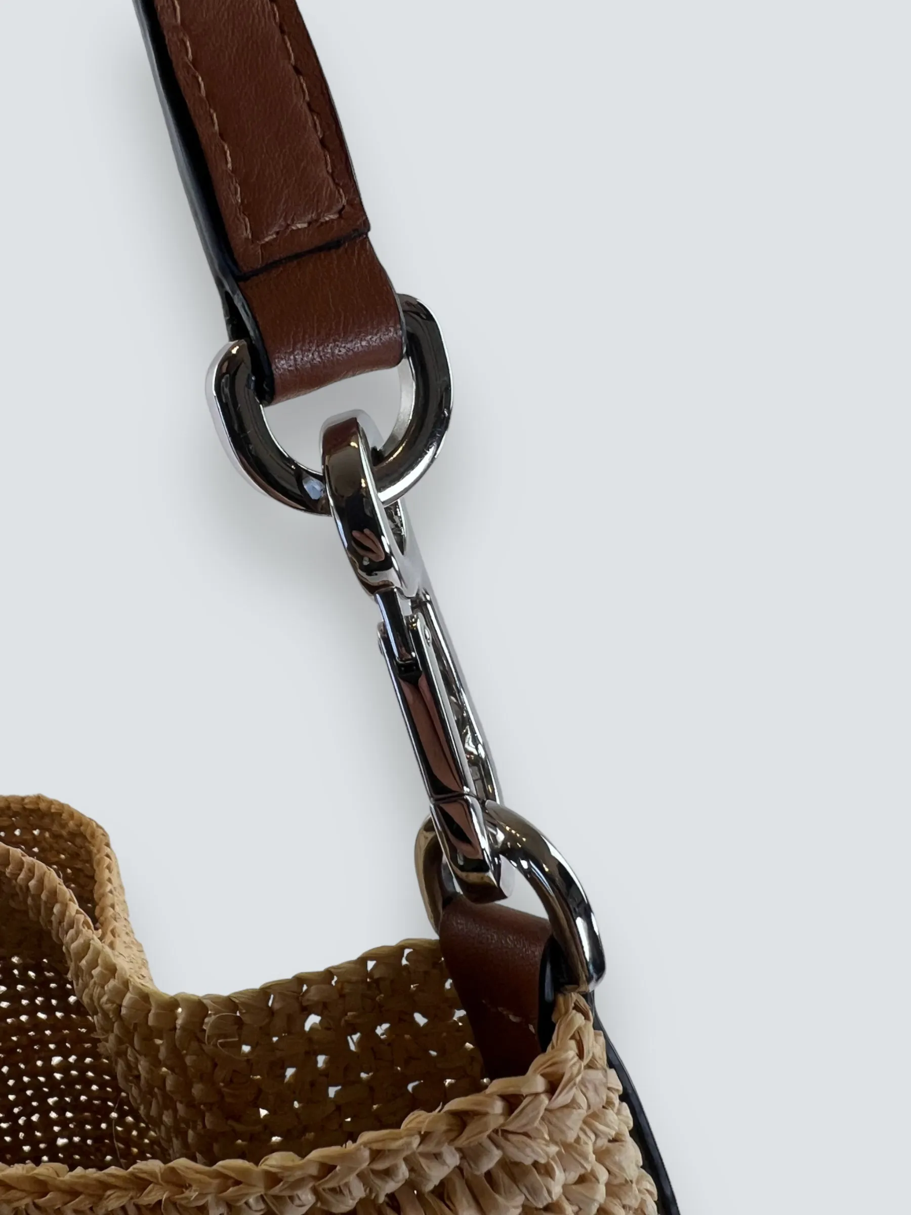 Loewe Raffia Slit Large Tote