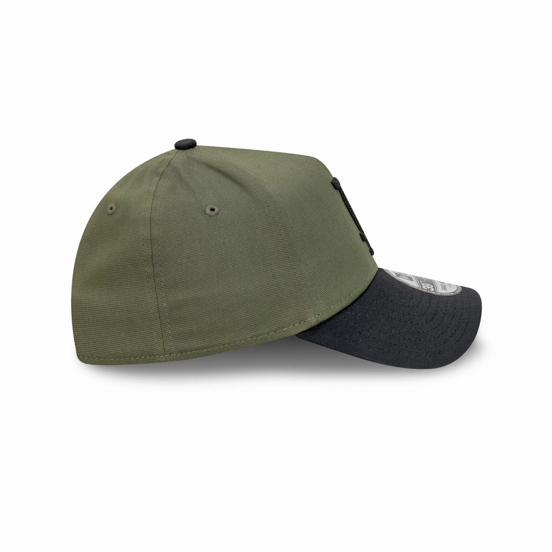 Los Angeles Dodgers New Olive Canvas Chainstitch 39THIRTY A-Frame™ Fitted