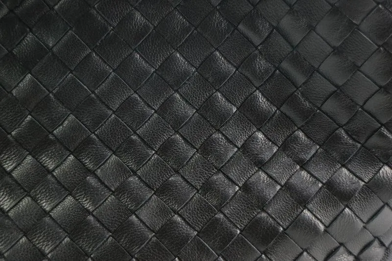 Luxury Handwoven Lambskin Leather Shoulder Bag, Soft Leather Versatile Top Handle & Underarm Design for Women