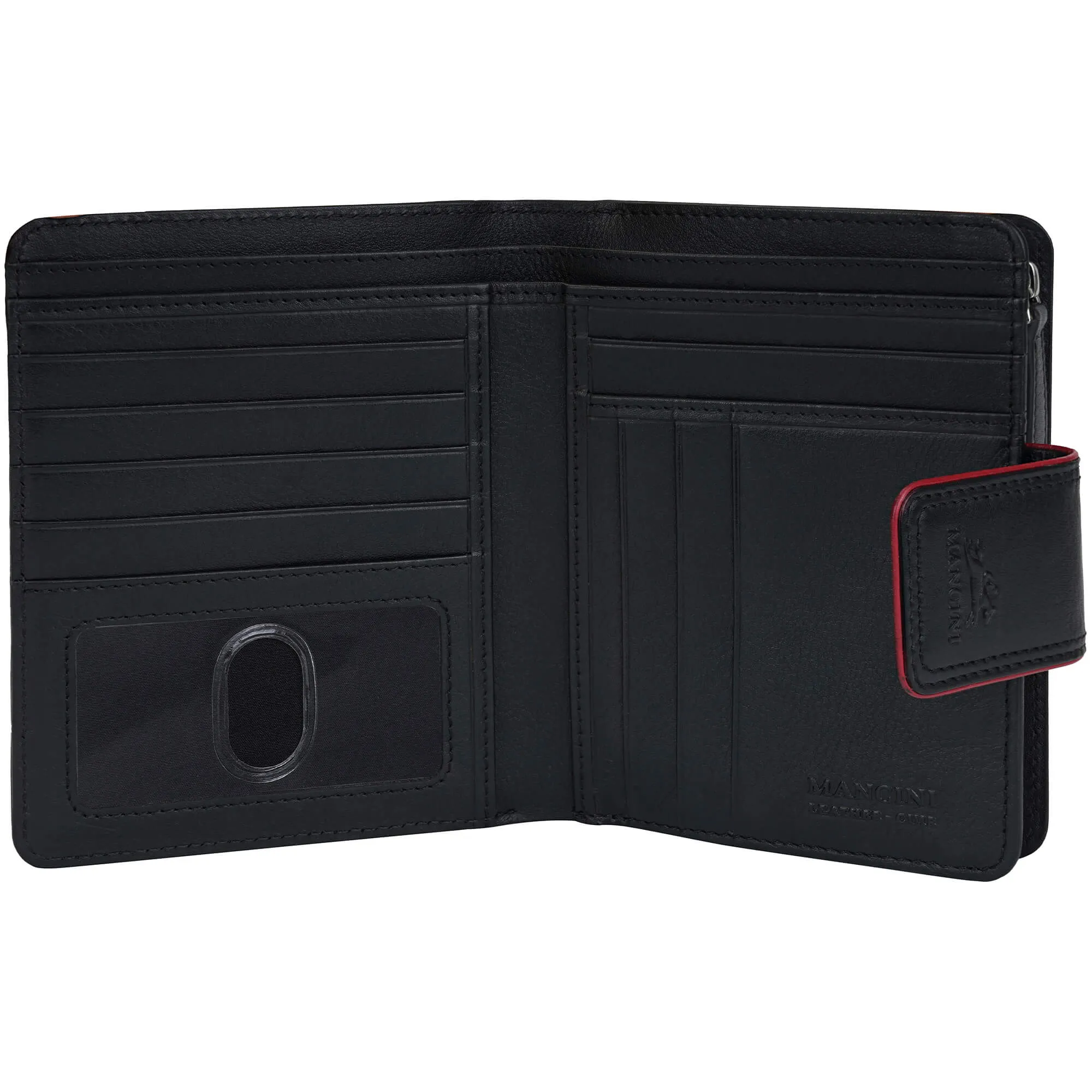 Mancini Sonoma Women's Medium Clutch Wallet with Enhanced RFID Protection