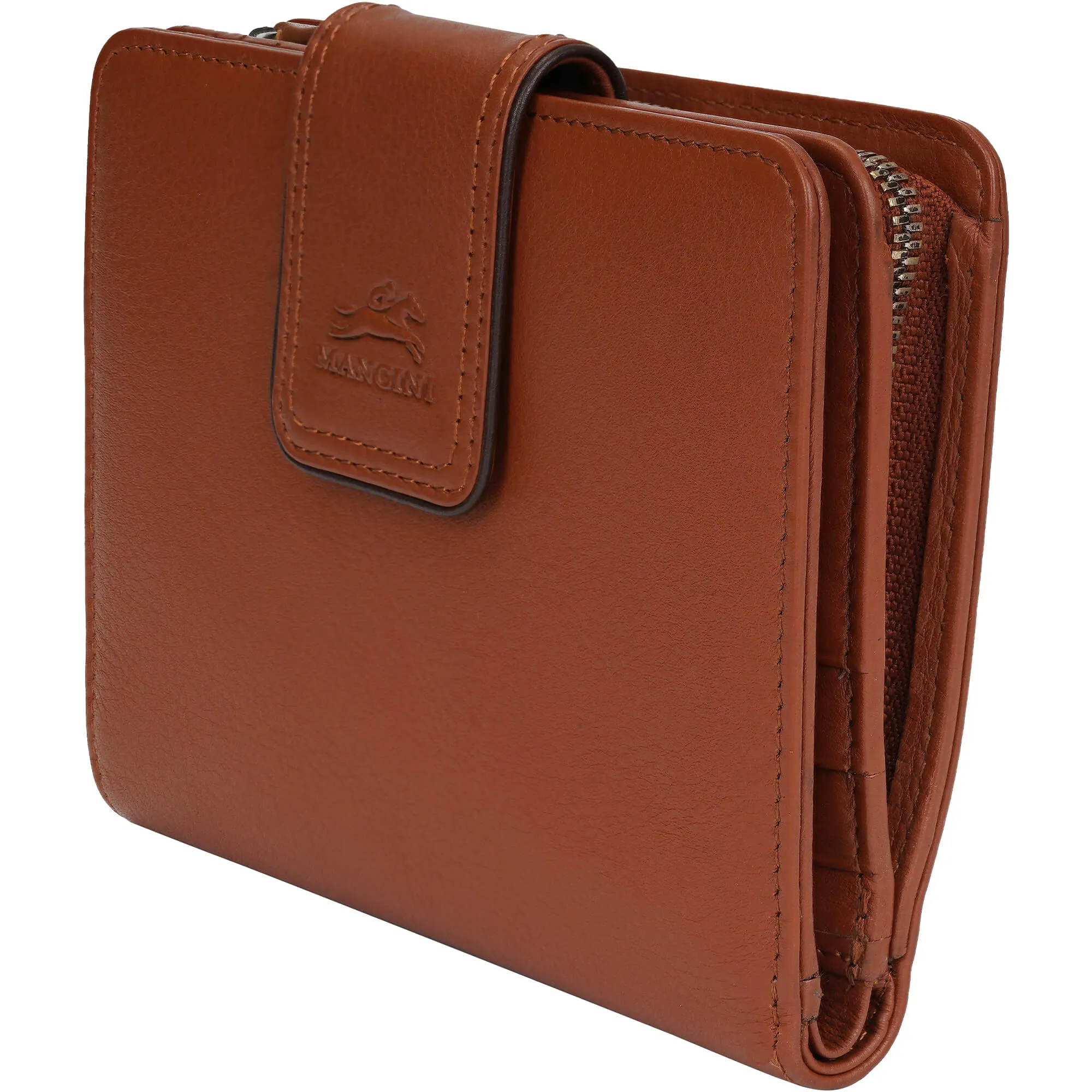 Mancini Sonoma Women's Medium Clutch Wallet with Enhanced RFID Protection