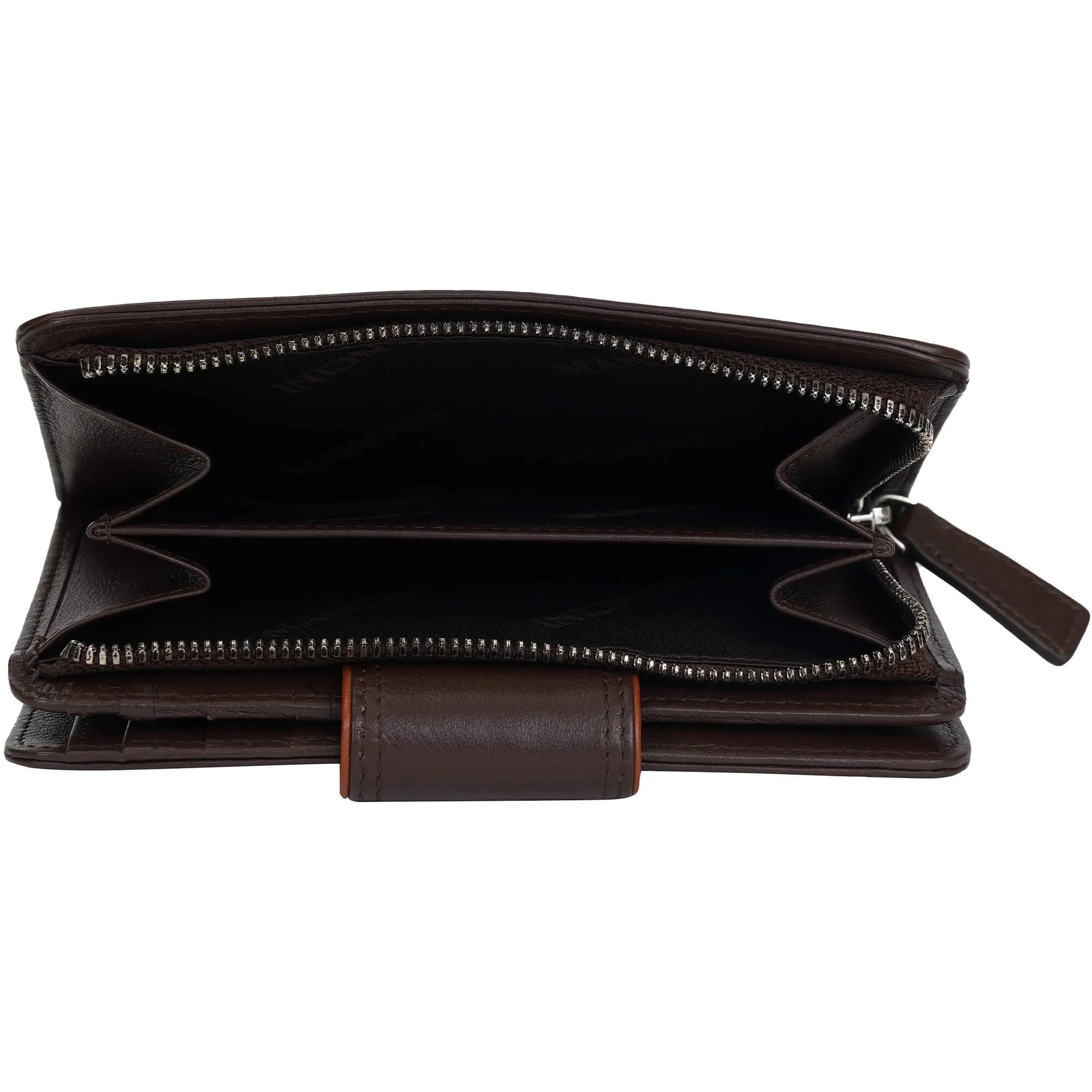 Mancini Sonoma Women's Medium Clutch Wallet with Enhanced RFID Protection