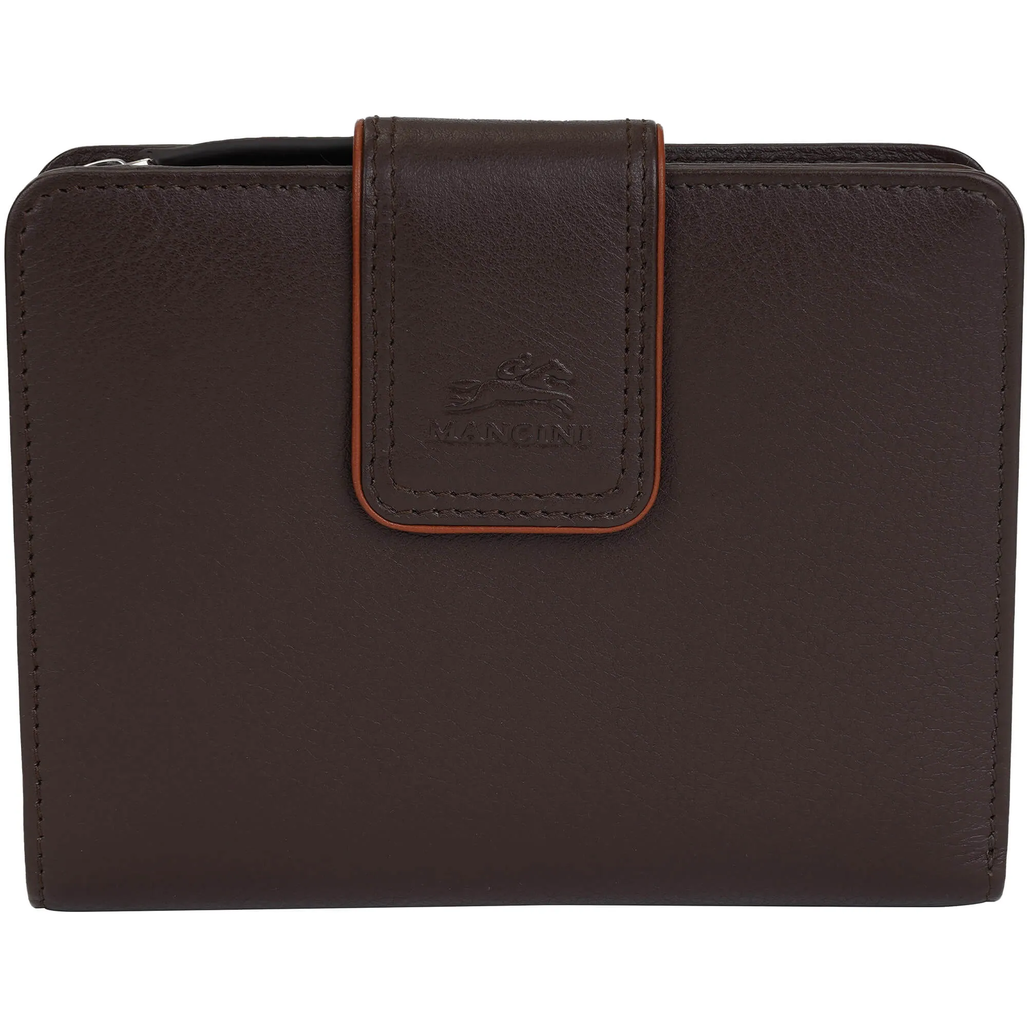 Mancini Sonoma Women's Medium Clutch Wallet with Enhanced RFID Protection