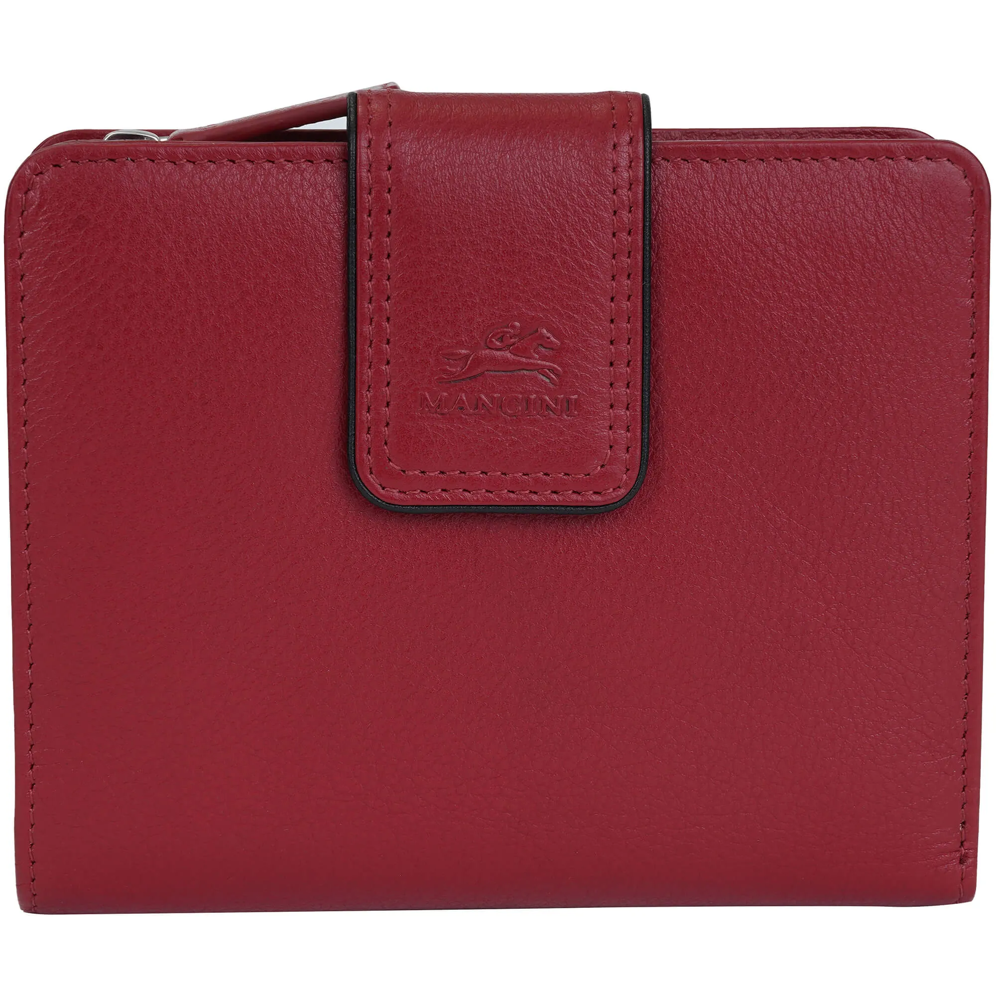 Mancini Sonoma Women's Medium Clutch Wallet with Enhanced RFID Protection