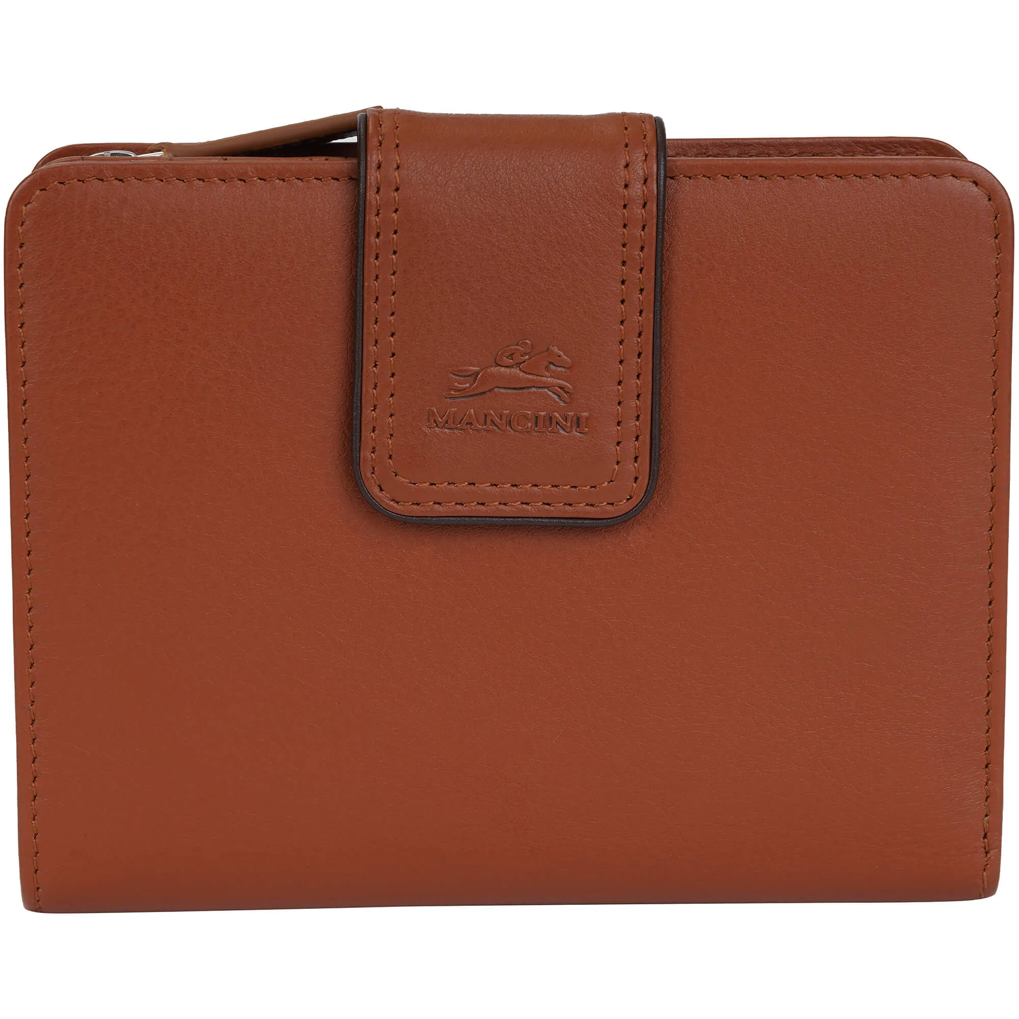 Mancini Sonoma Women's Medium Clutch Wallet with Enhanced RFID Protection