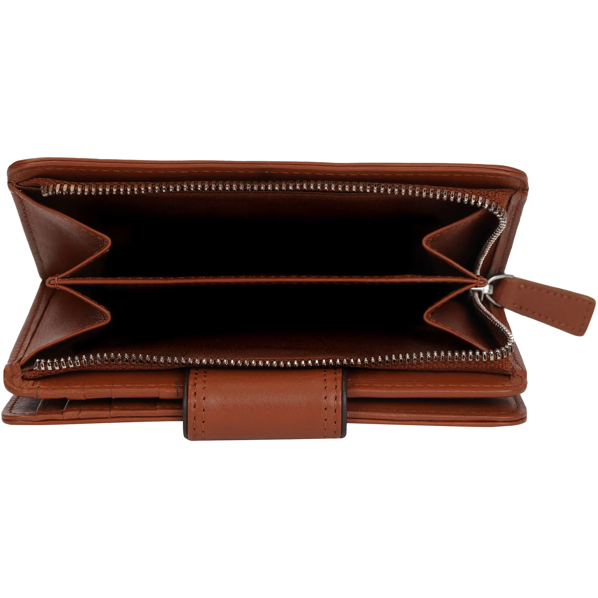 Mancini Sonoma Women's Medium Clutch Wallet with Enhanced RFID Protection