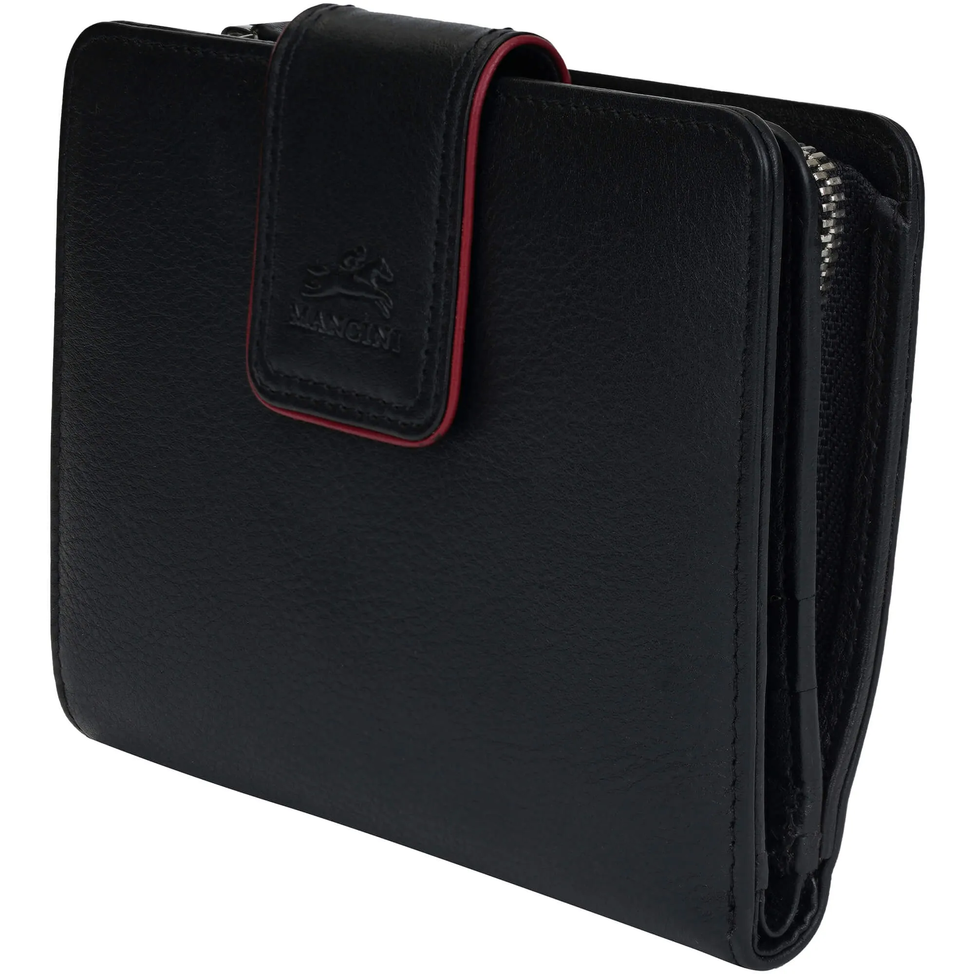 Mancini Sonoma Women's Medium Clutch Wallet with Enhanced RFID Protection