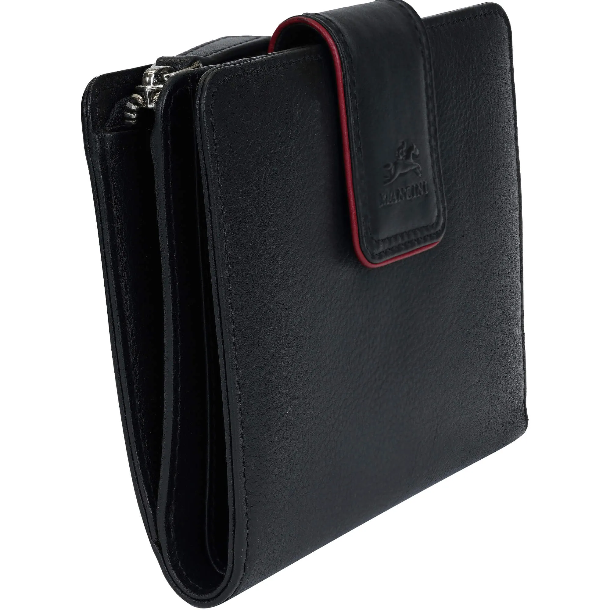 Mancini Sonoma Women's Medium Clutch Wallet with Enhanced RFID Protection