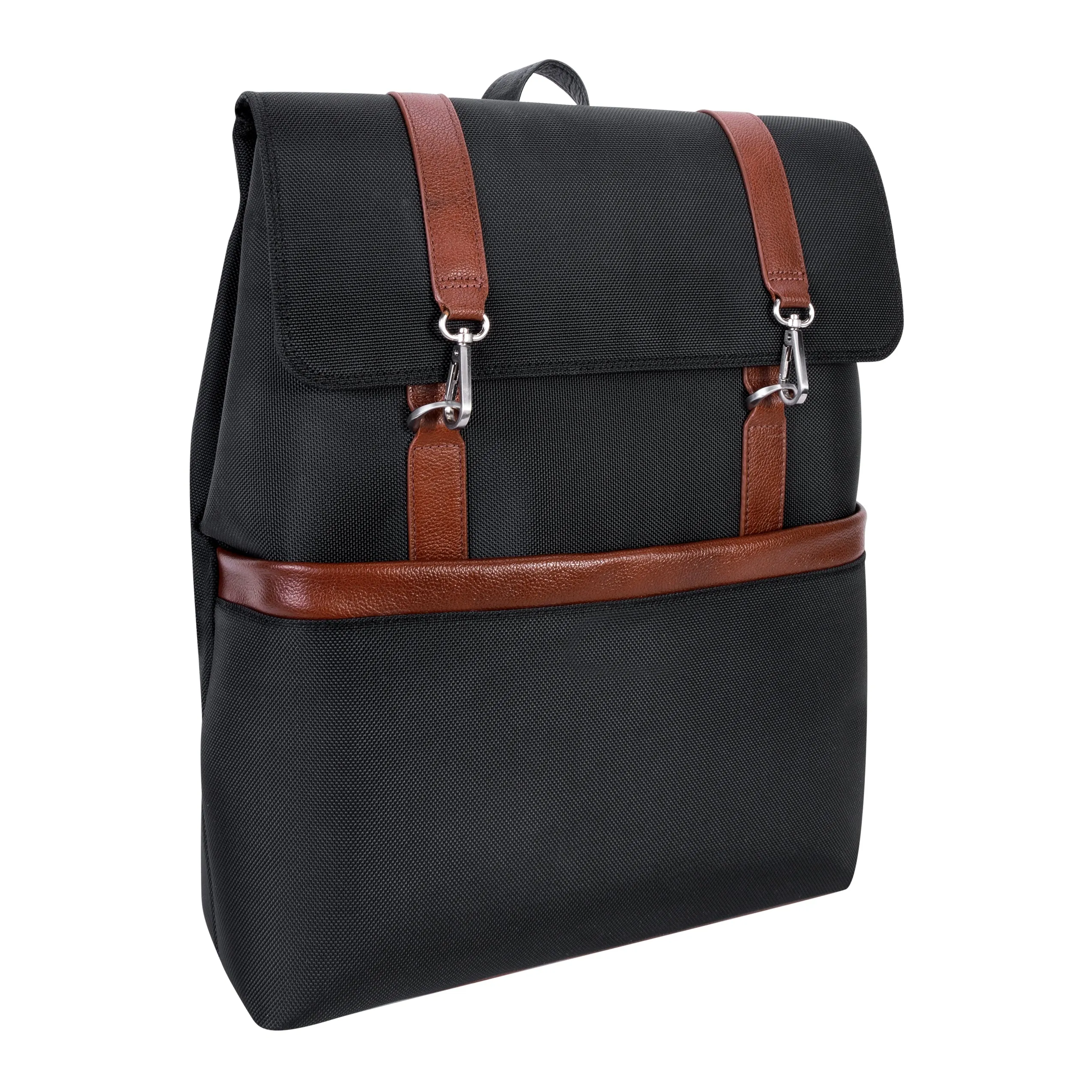 McKlein USA Element 17" Nylon Two-Tone Flap-Over Laptop & Tablet Backpack