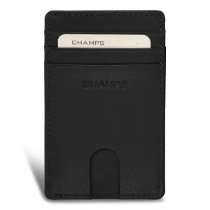 Onyx / Leather Access Card Case *Drop Ship*