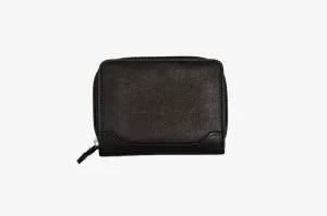 Osgoode Marley RFID Accordion Card Case Leather Zip Wallet 1611