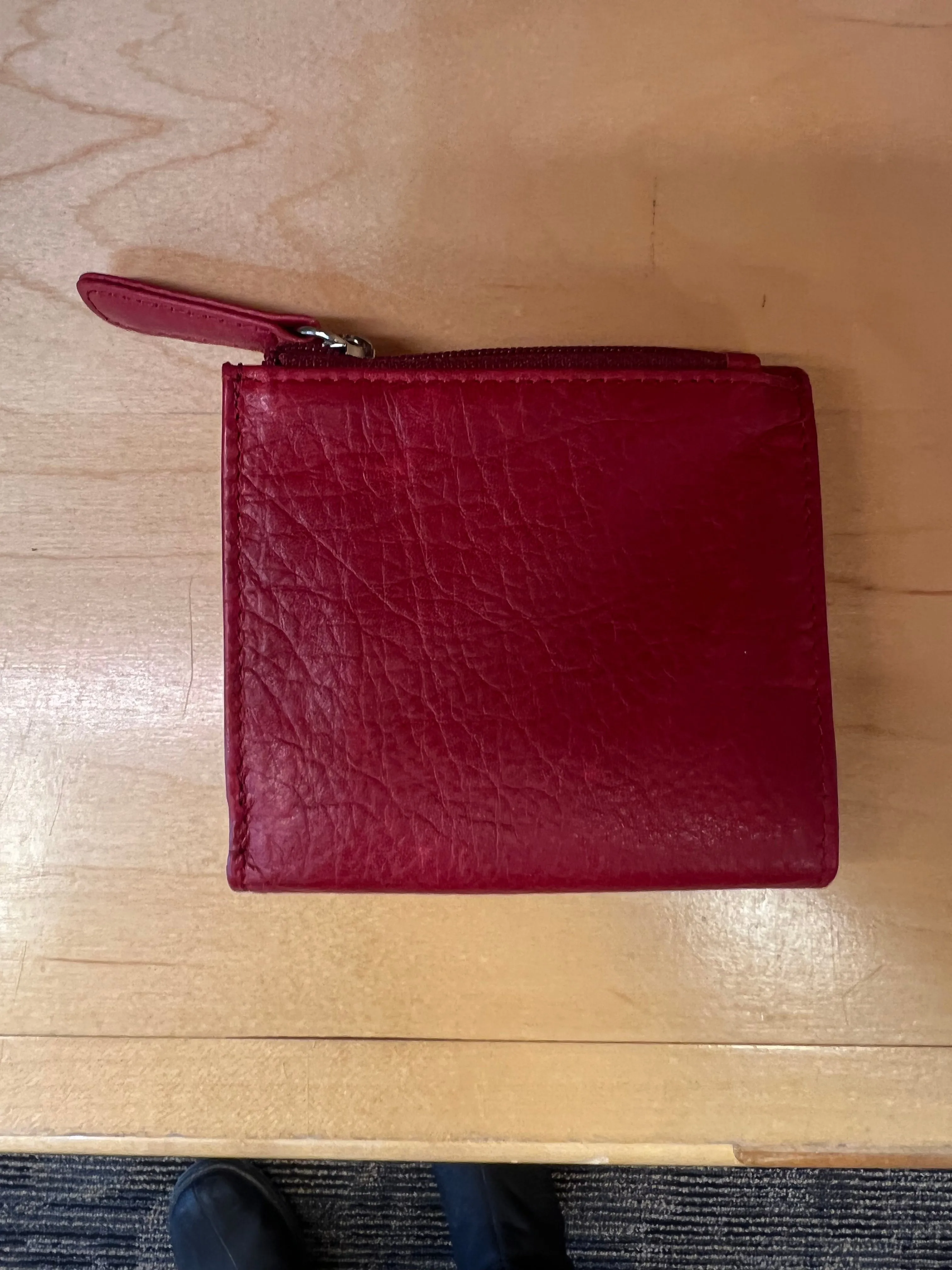 Osgoode Marley RFID Leather Ultra Mini Wallet with zipper- 1402