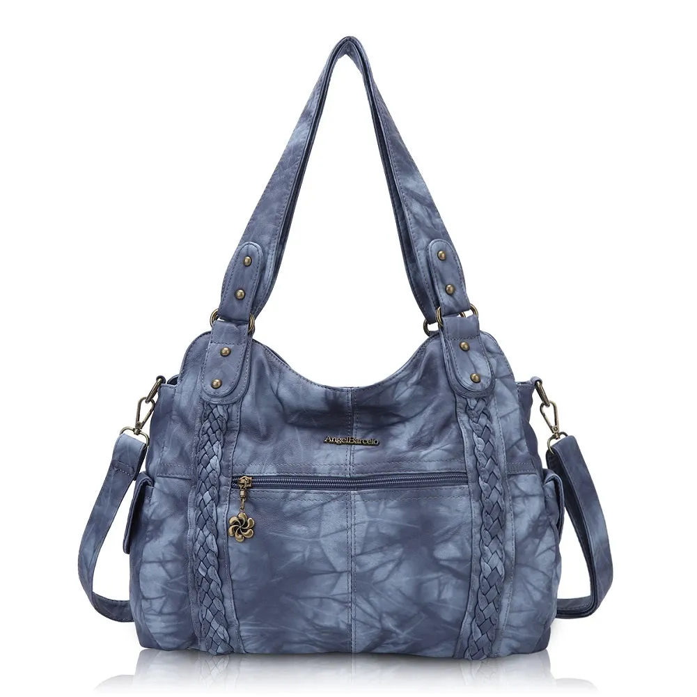 Roomy Fashion Hobo Handbags Women's Shoulder Bags