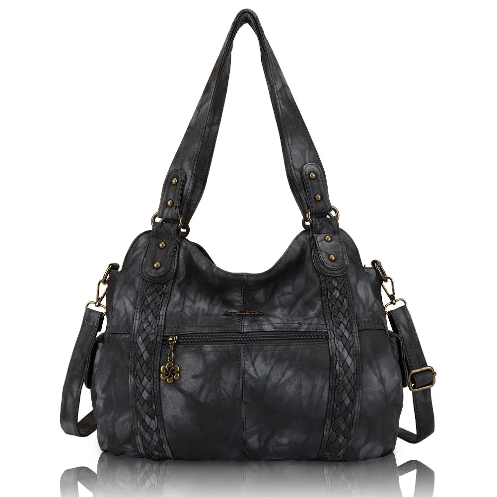 Roomy Fashion Hobo Handbags Women's Shoulder Bags