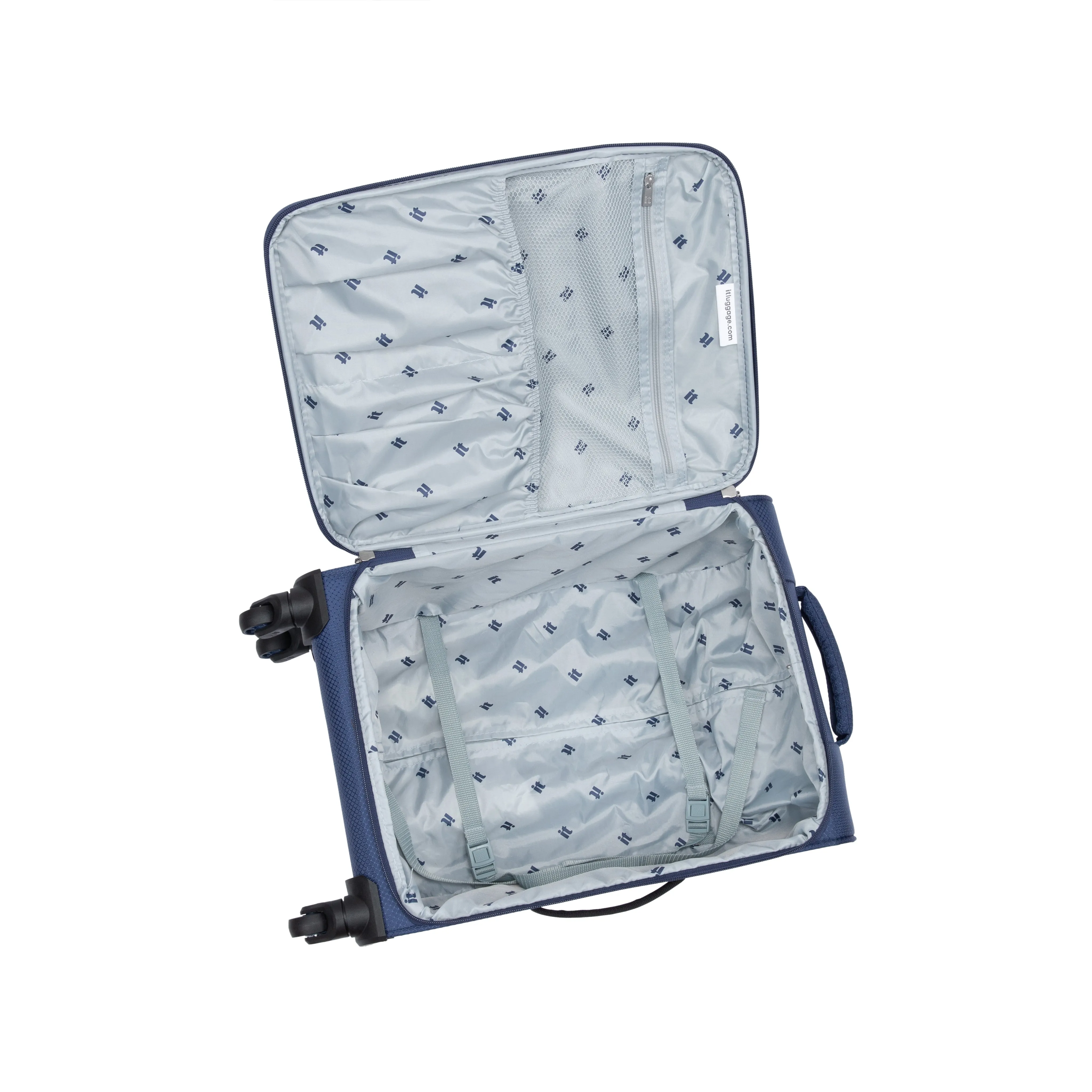 Striving 22" Softside Carry-On 4 Wheel Spinner (Ocean Cavern)