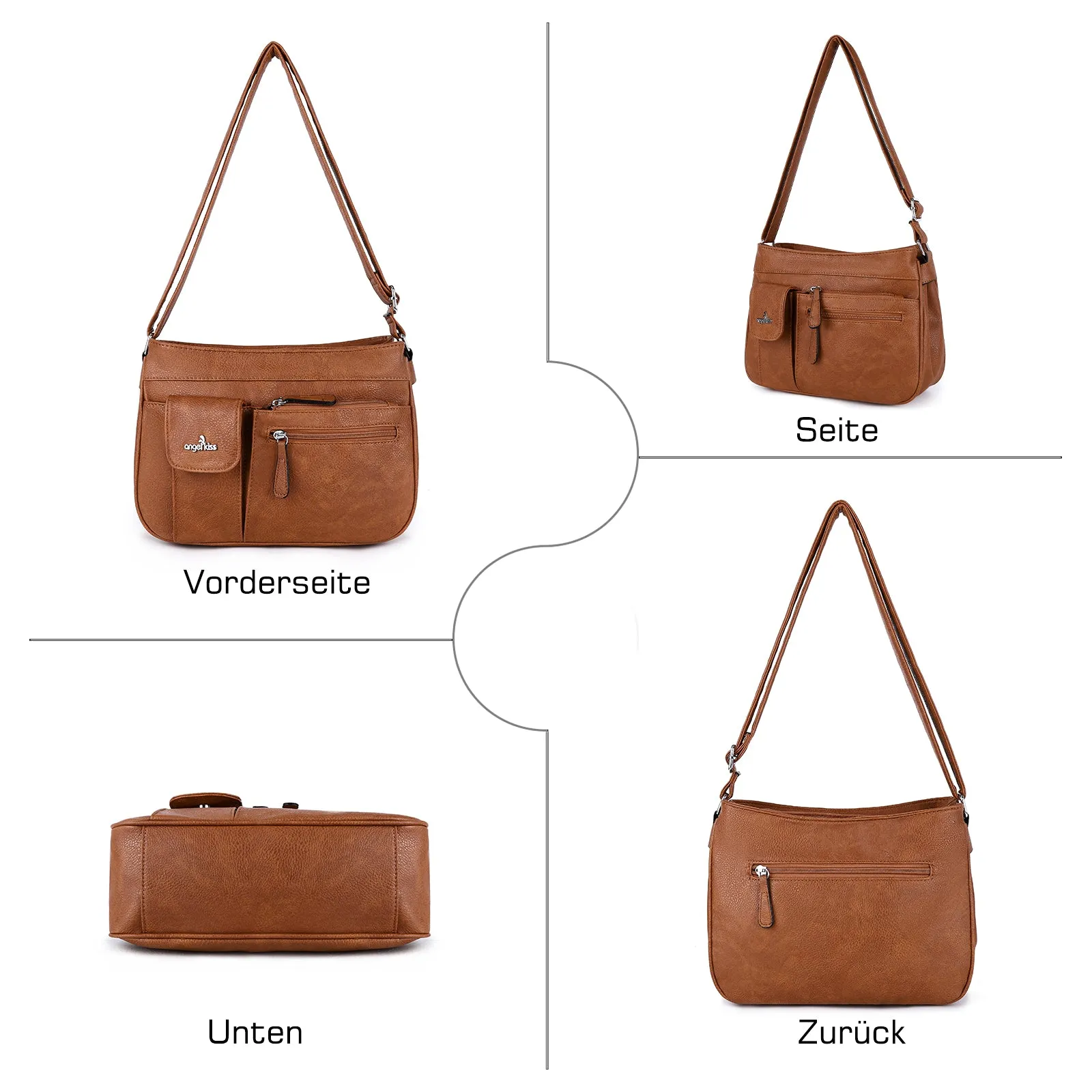 Stylish Daily Lightweight  women  LuxuryCrossbody Bag | Angel Kiss bag