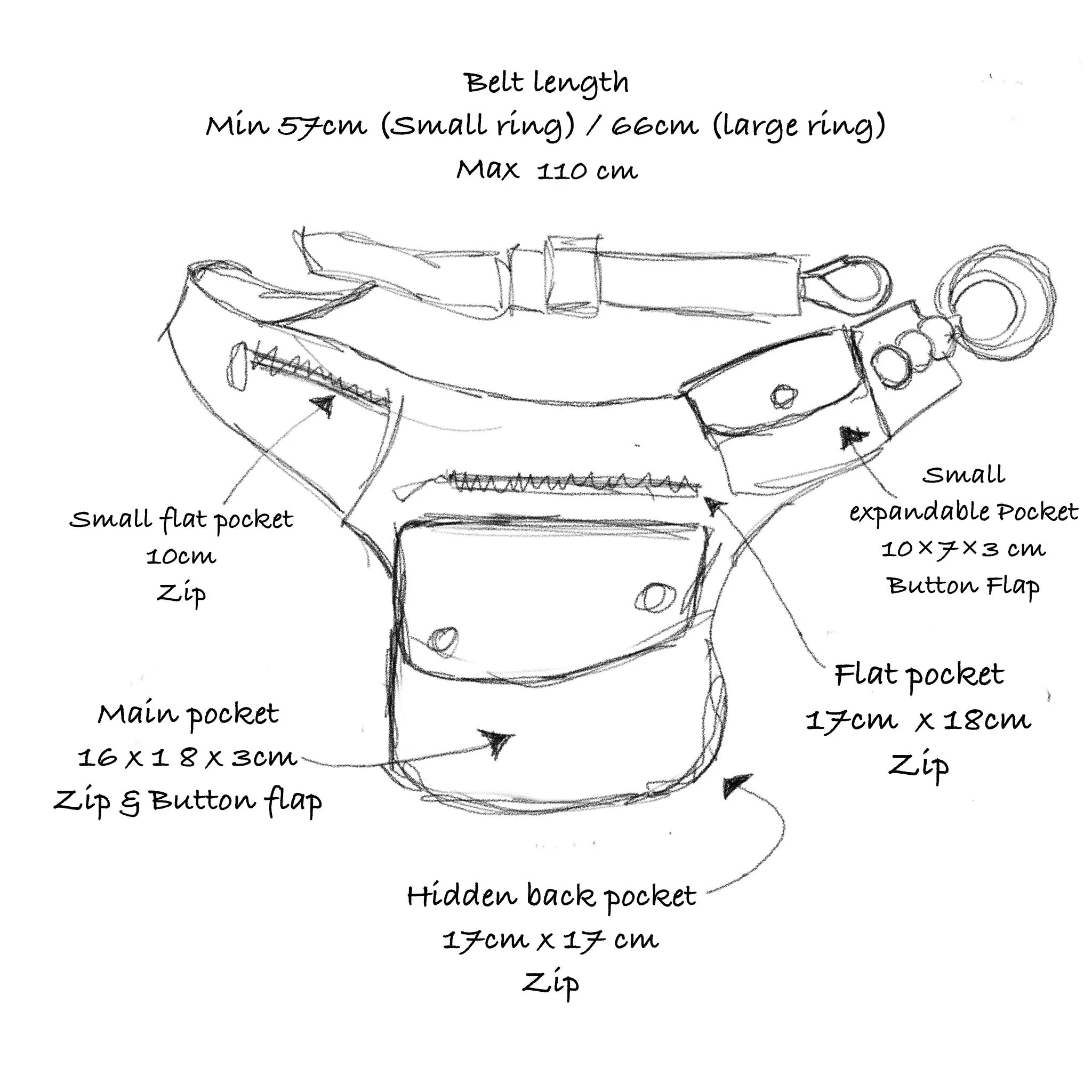 Suede Hip Bag | Falcon Brown