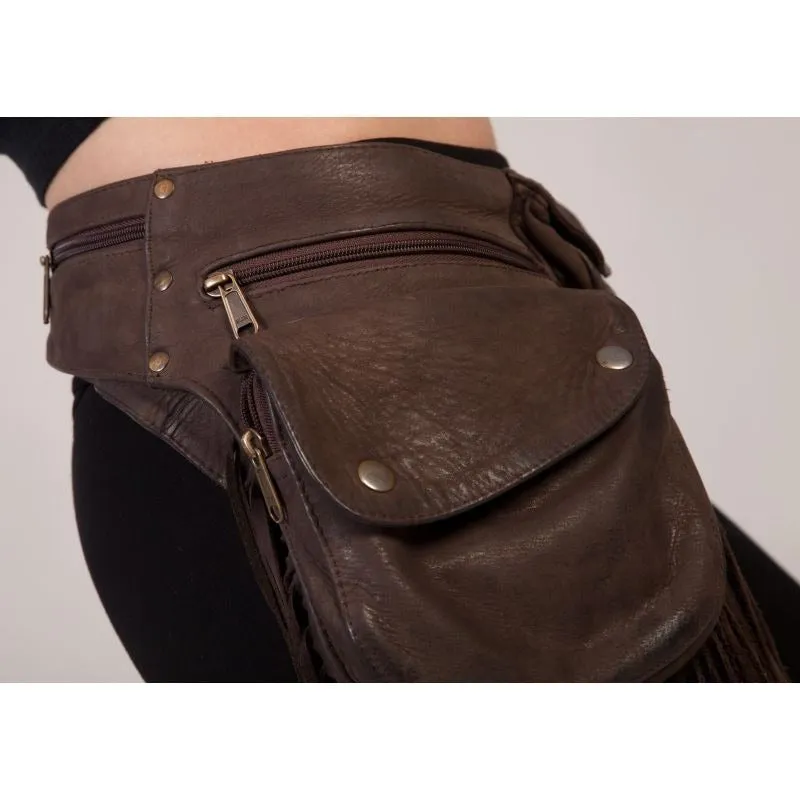 Suede Hip Bag | Peach