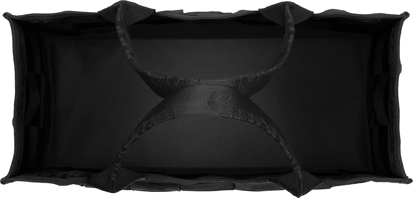 Supreme Woven Large Tote Bag Black