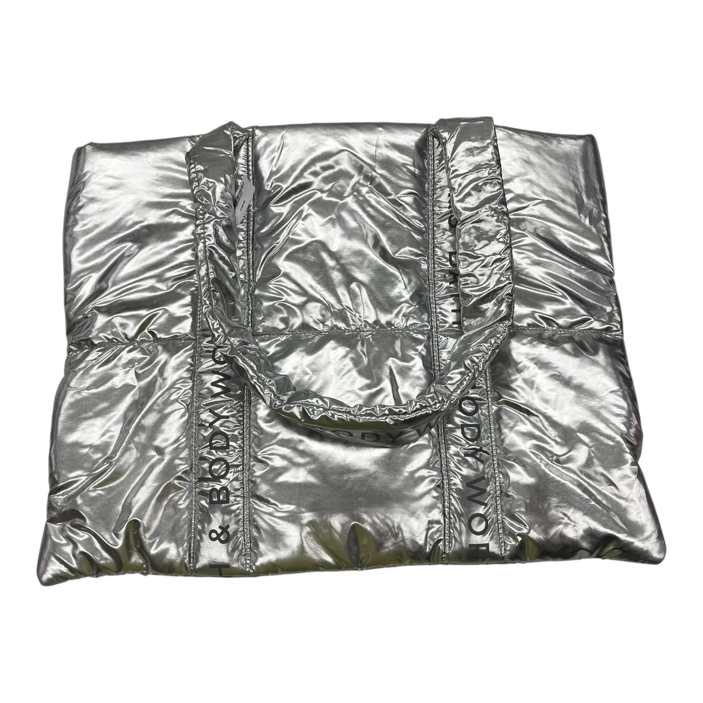 Tote By Bath And Body Works In Silver, Size:Large