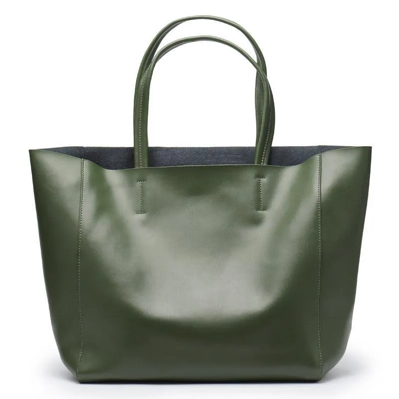 TOTE leather bag, Soft GENUINE leather bag, Large beige leather bag, Laptop, tablet bag, leather bag for books, leather shopper, Wine