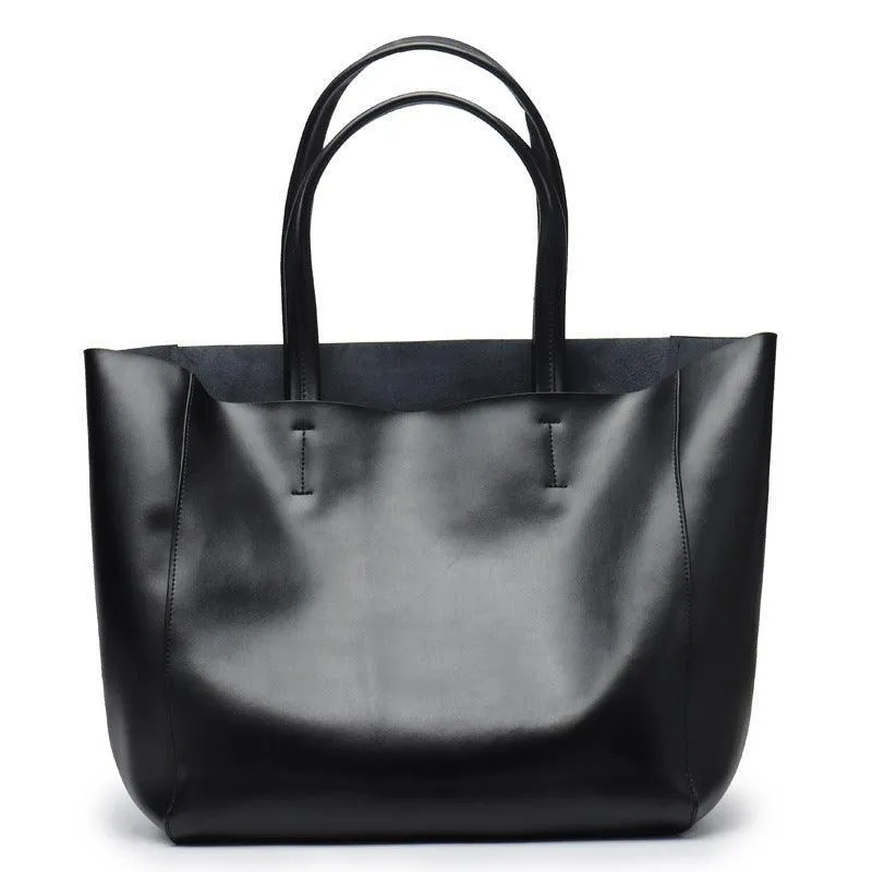 TOTE leather bag, Soft GENUINE leather bag, Large beige leather bag, Laptop, tablet bag, leather bag for books, leather shopper, Wine