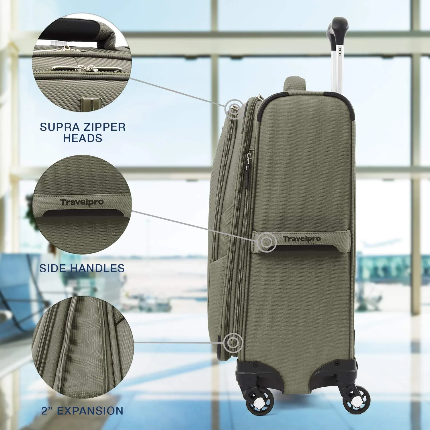 Travelpro Maxlite 5 Carry-On 21-Inch 4-Wheel Softside Luggage