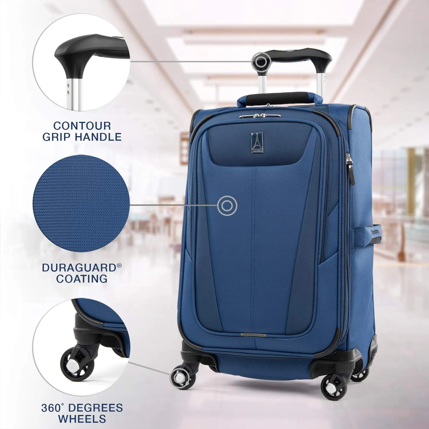 Travelpro Maxlite 5 Carry-On 21-Inch 4-Wheel Softside Luggage
