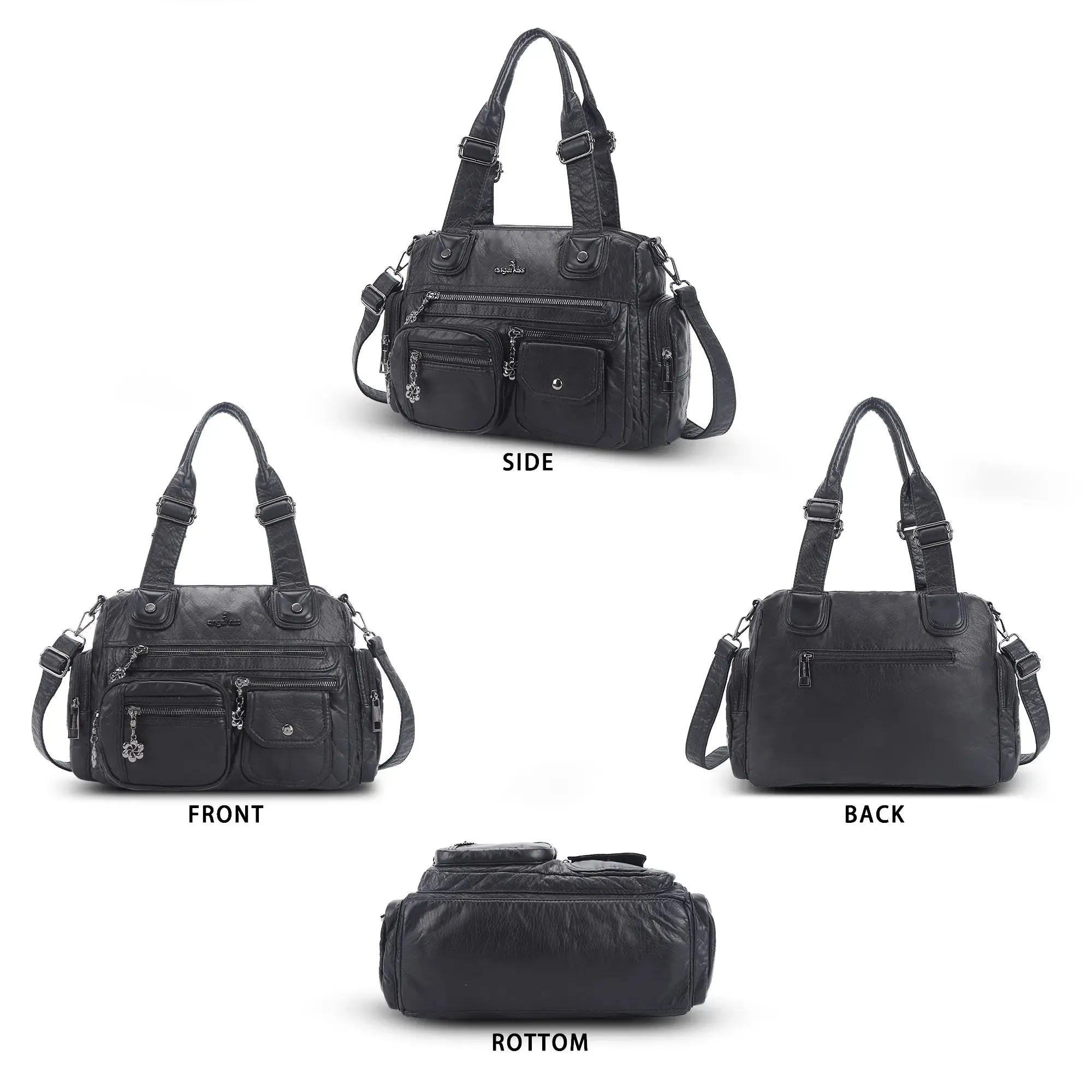 Vegan Leather Bags for Work Tote handbag & Carryall & Laptop Bag
