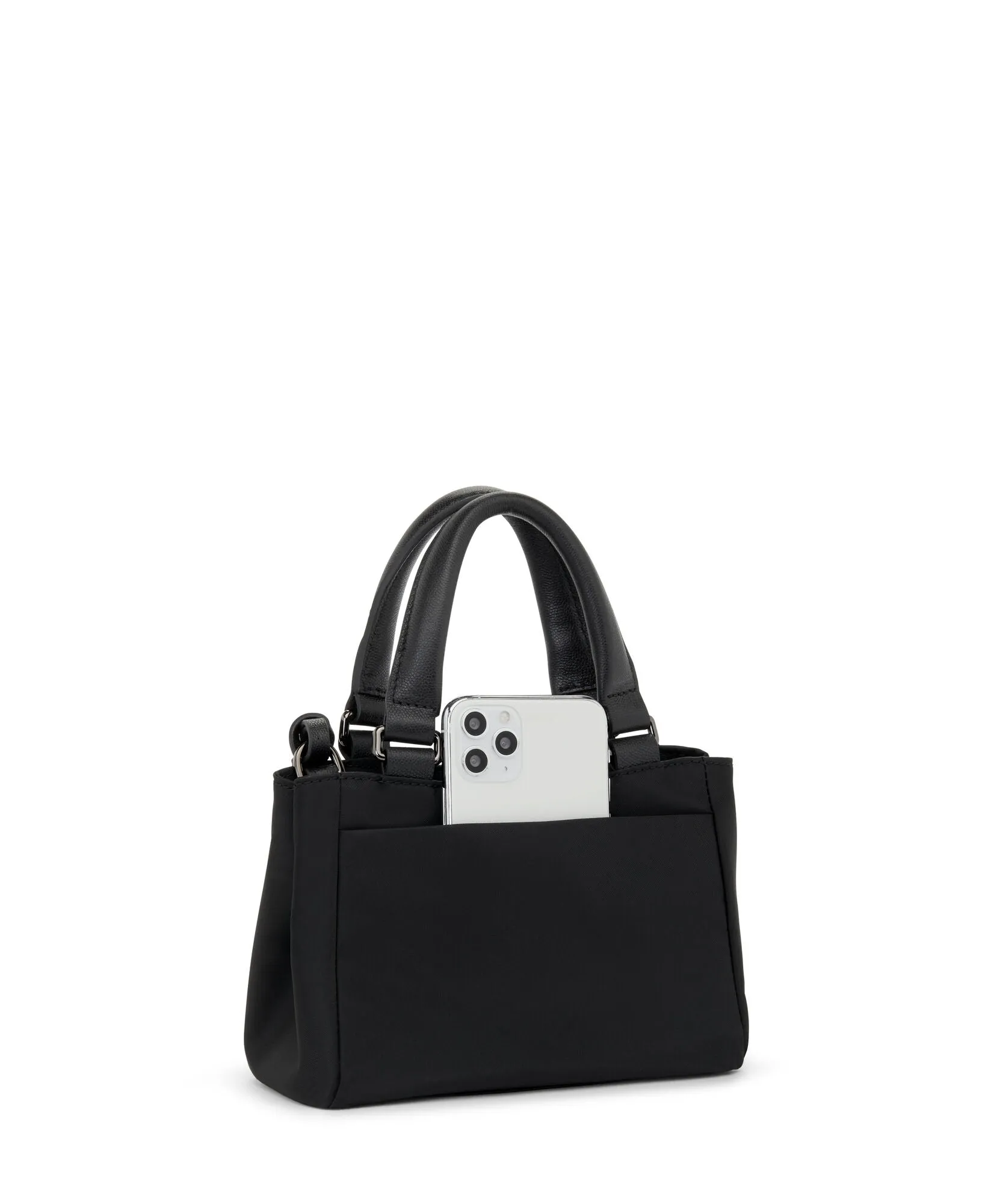 Voyageur Valetta Micro Tote - Black/Gunmetal