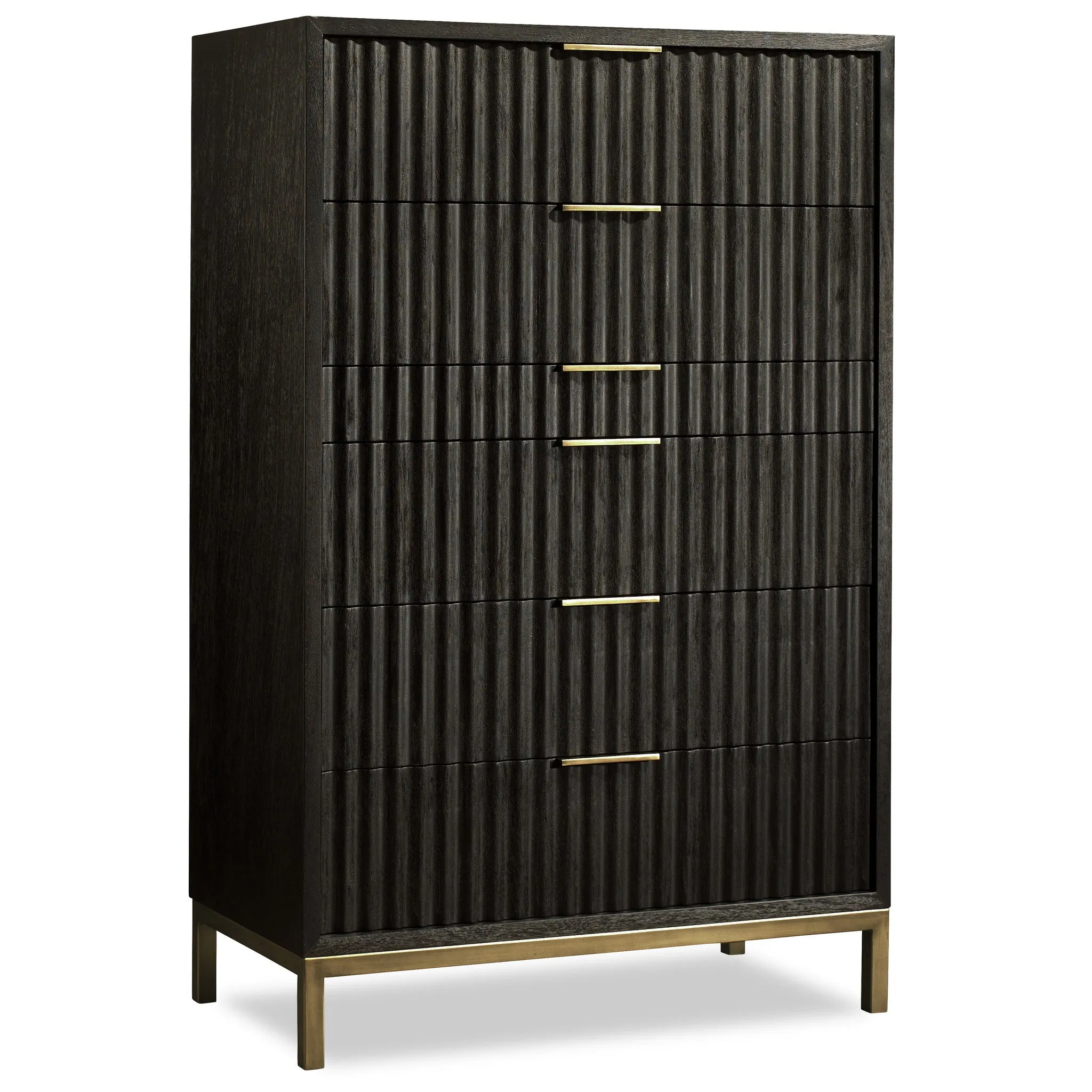 Westmont Chest BLACK/BRUSHED STEEL